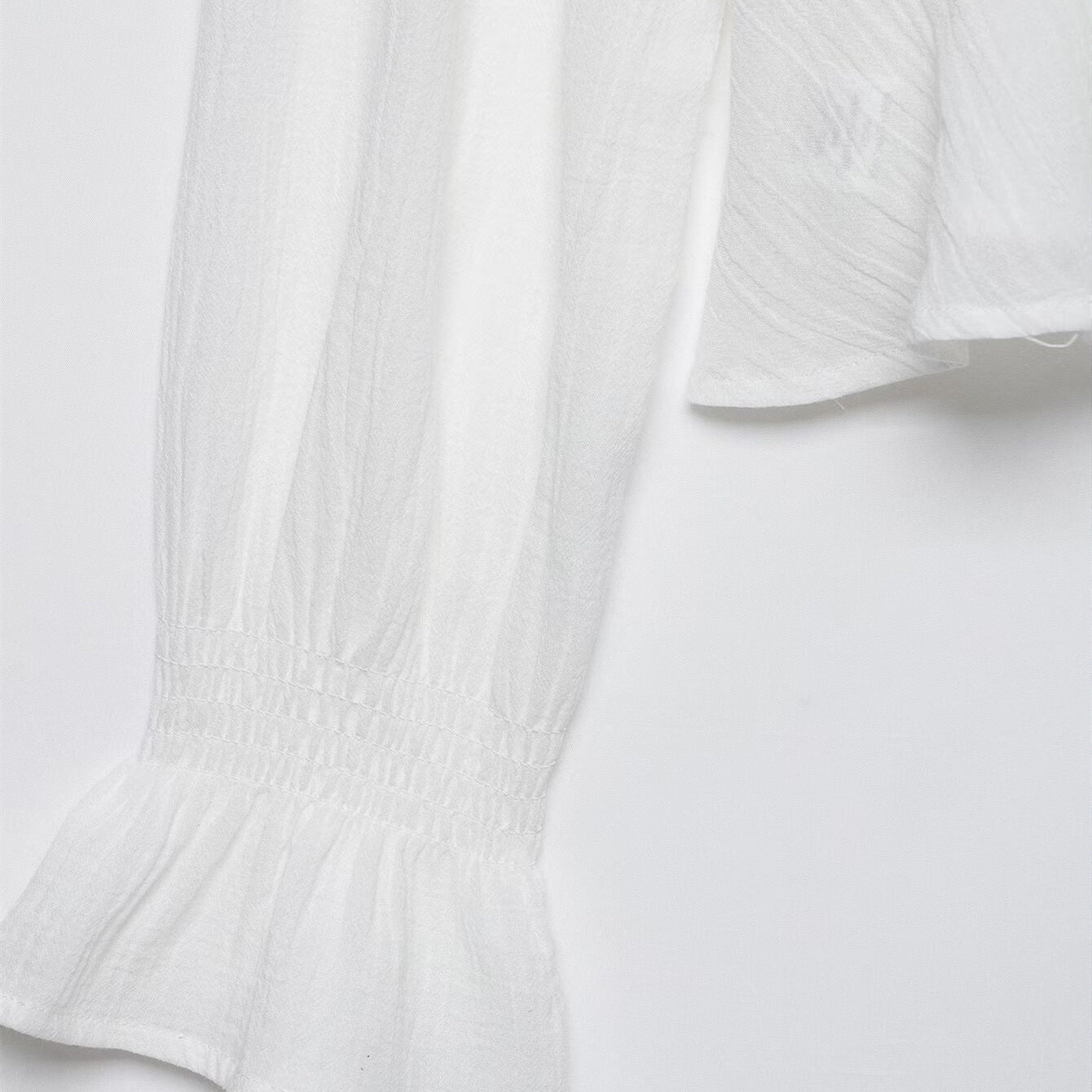 Summer casual V-neck lace women's shirt