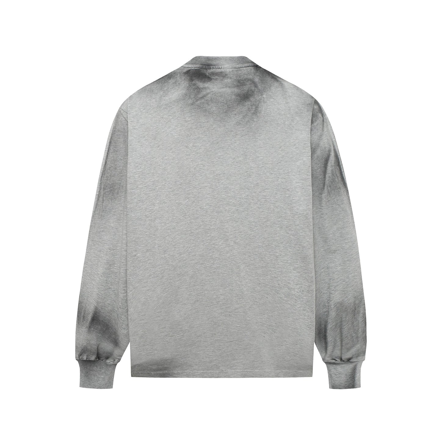 Blurred spray painted letter hoodie