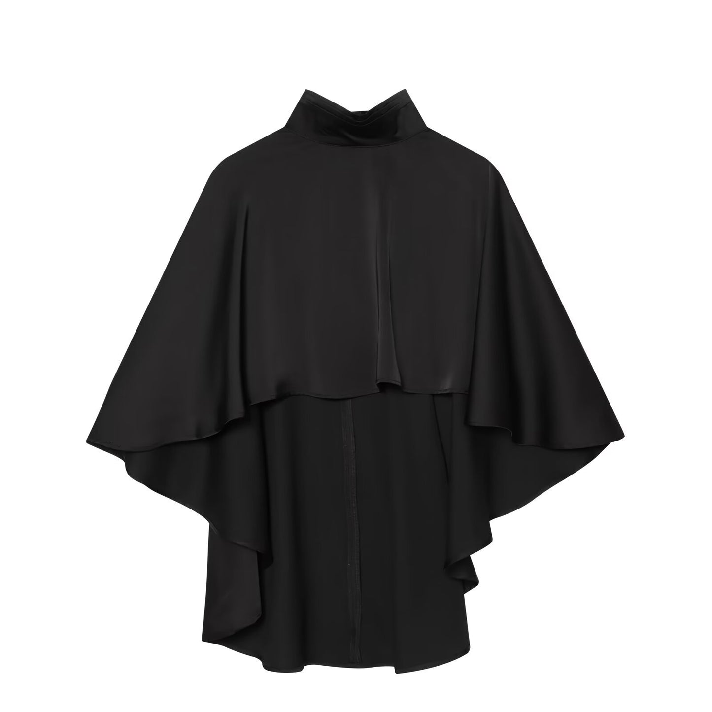 Loose and versatile cape thin top