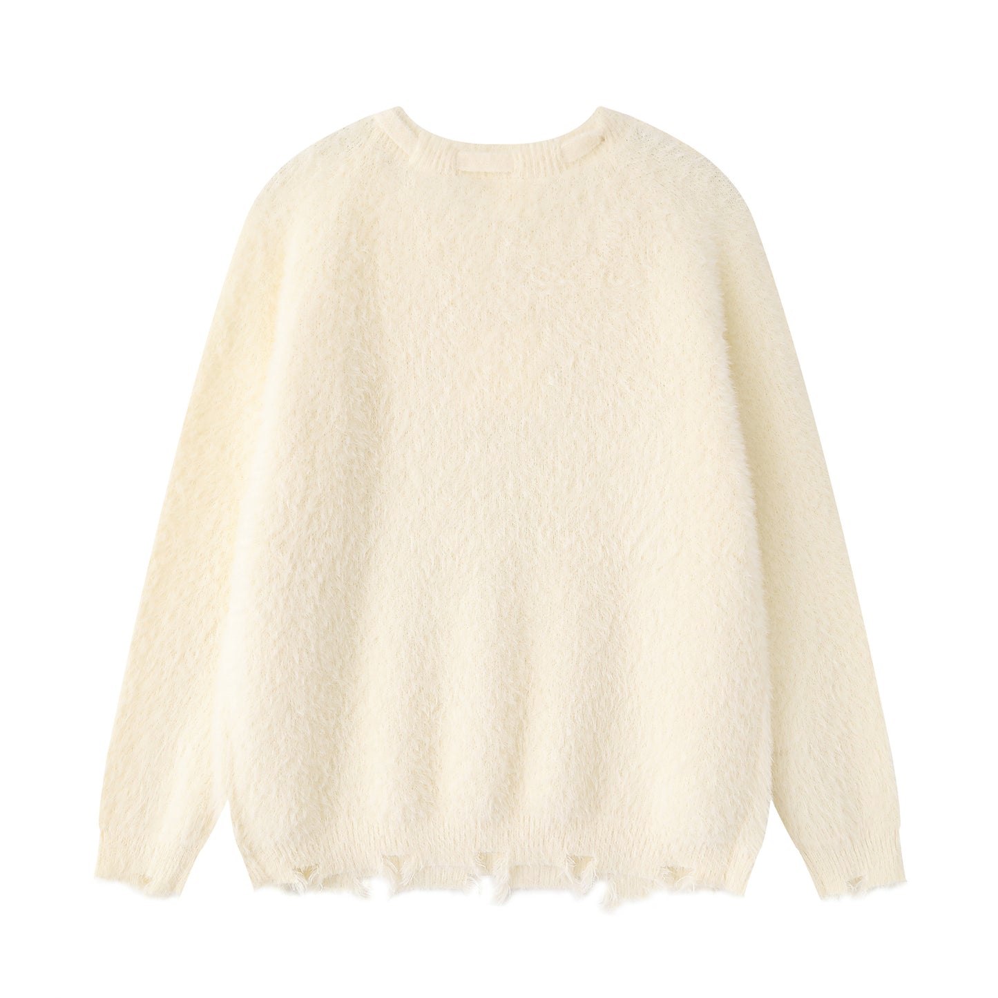 Horse rabbit jacquard sweater