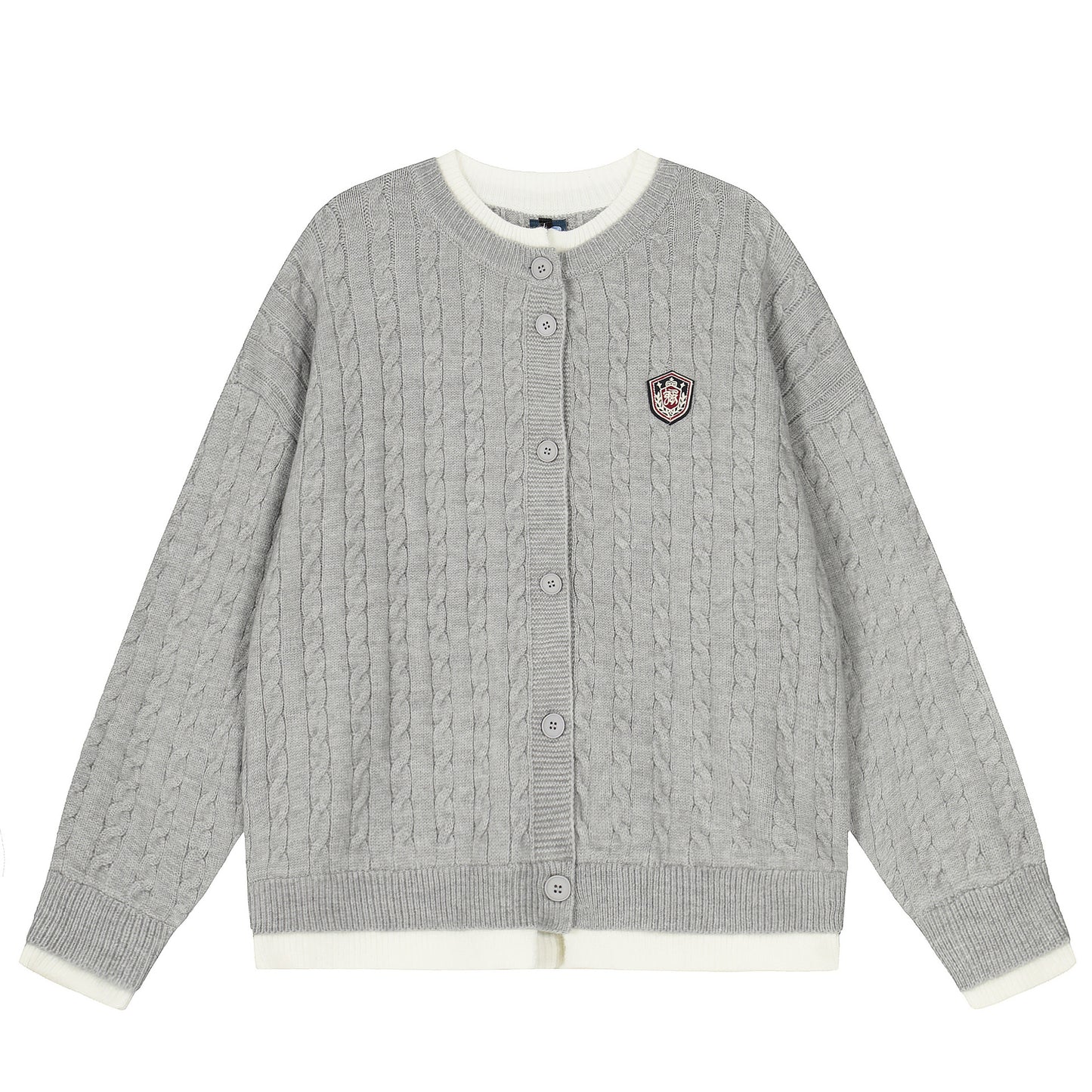 Badge unique cardigan jacket
