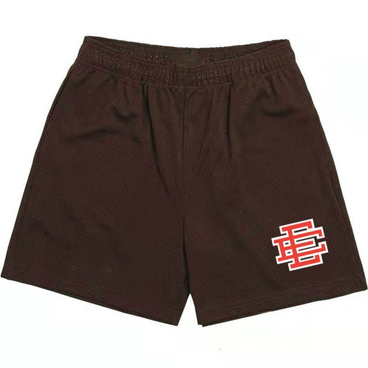 New Mens EE Mens Fitness Shorts Muscle Sports Running Quarters Mesh Breathable Shorts