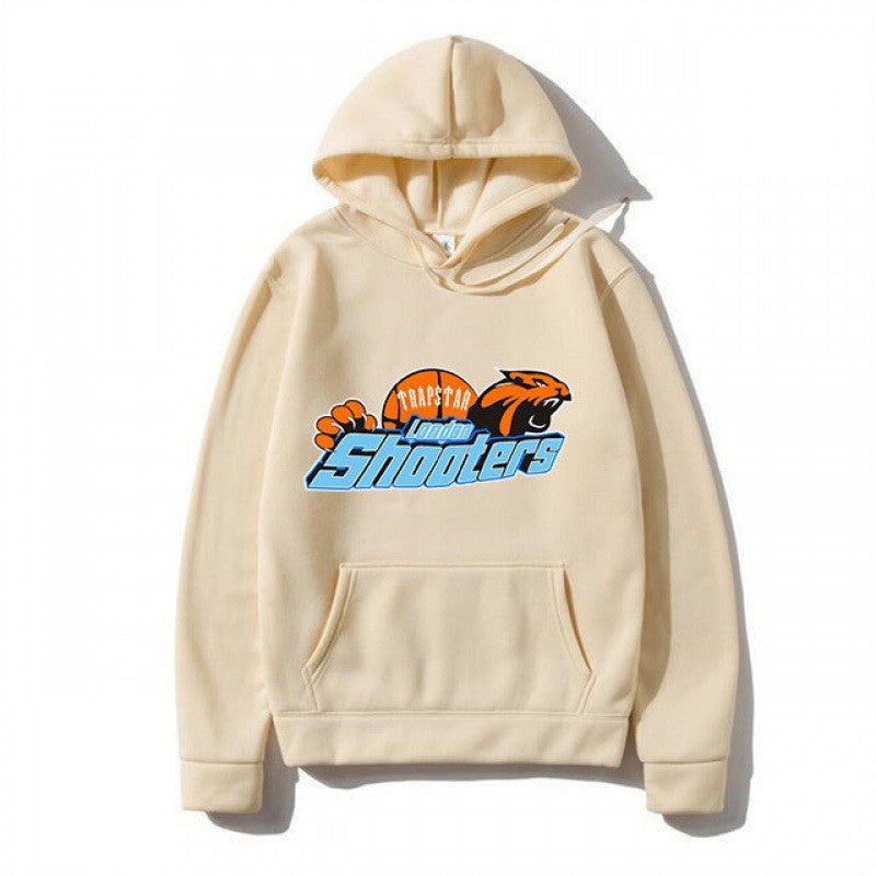 Hooded Sweatshirt Casual Loose Fit Long Sleeve Solid Color Pullover Top