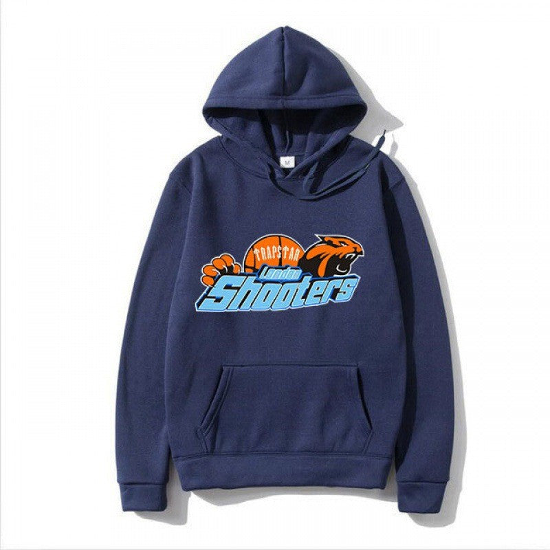 Hooded Sweatshirt Casual Loose Fit Long Sleeve Solid Color Pullover Top