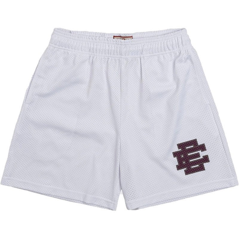 New Mens EE Mens Fitness Shorts Muscle Sports Running Quarters Mesh Breathable Shorts