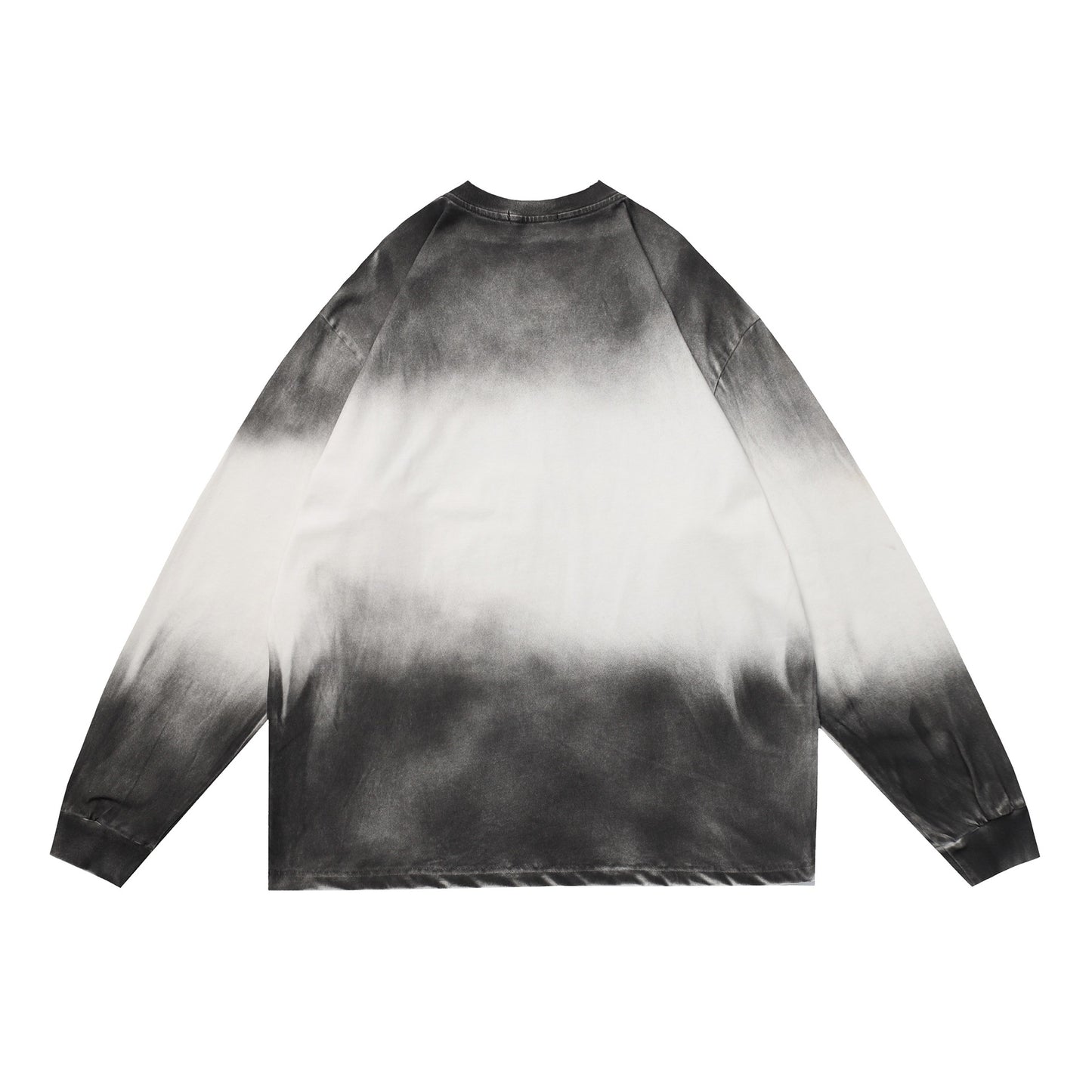 Gradient tie dye letter hoodie